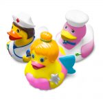 Brinquedos para o banho – série patos fantasia girl – comtac kids – 4089